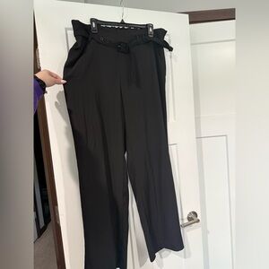 Maurices Black Belted Women's Trousers